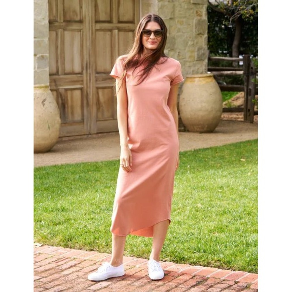 Frank & Eileen Harper‎ Maxi Dress Size M Squash T-Shirt Dress